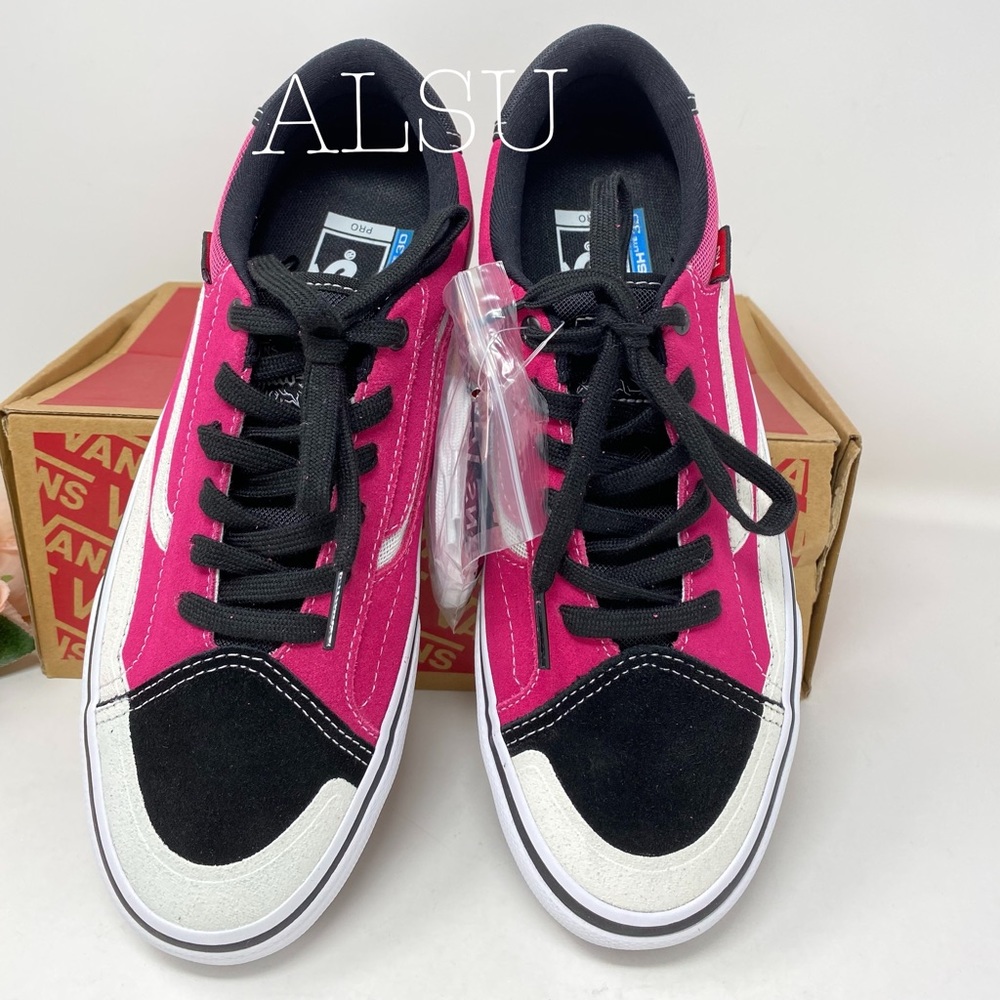 VANS TNT Advanced Protein Black Magenta Suede W - Picture 3 of 8